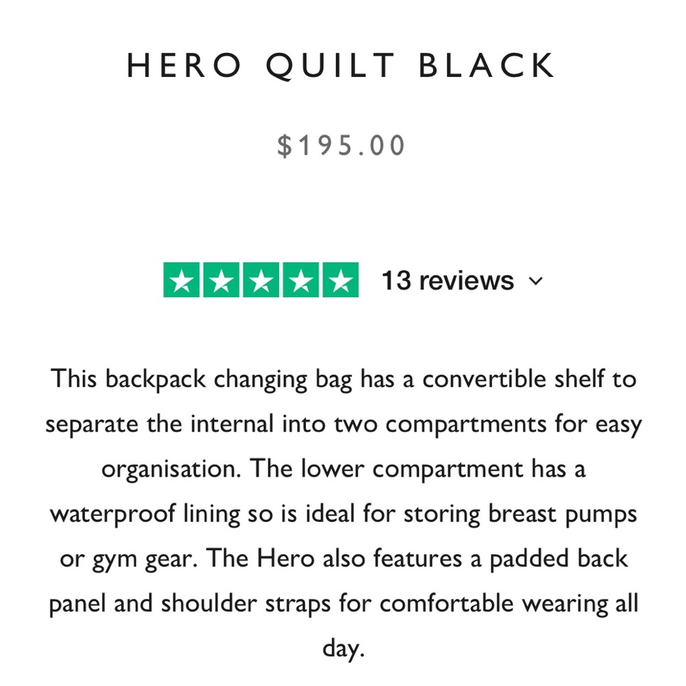 STORK SAK HERO QUILT BLACK backpack - Picture 14 of 16